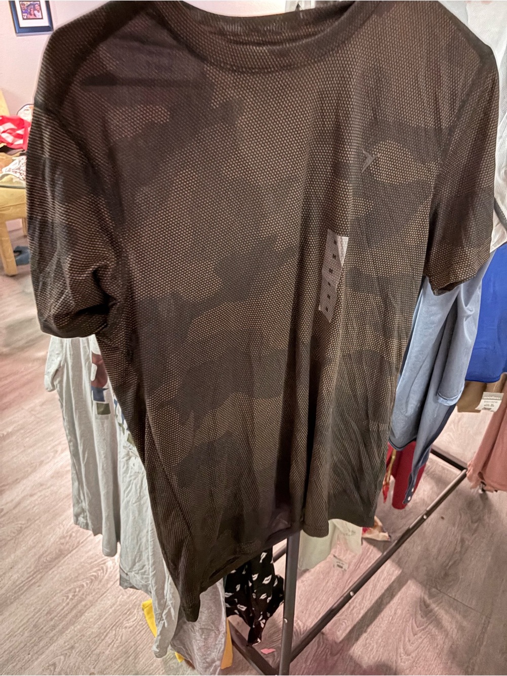 Old Navy Brown Camouflage Short Sleeve Tee
